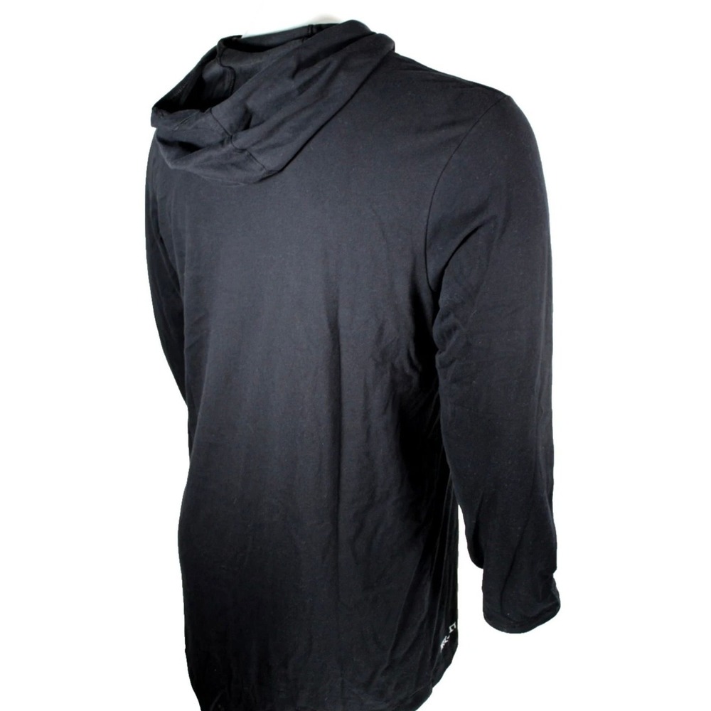 Nike Dri-FIT Hoodie Men's Medium Black Lightweight Pullover Activewear SportNWT - Picture 5 of 12